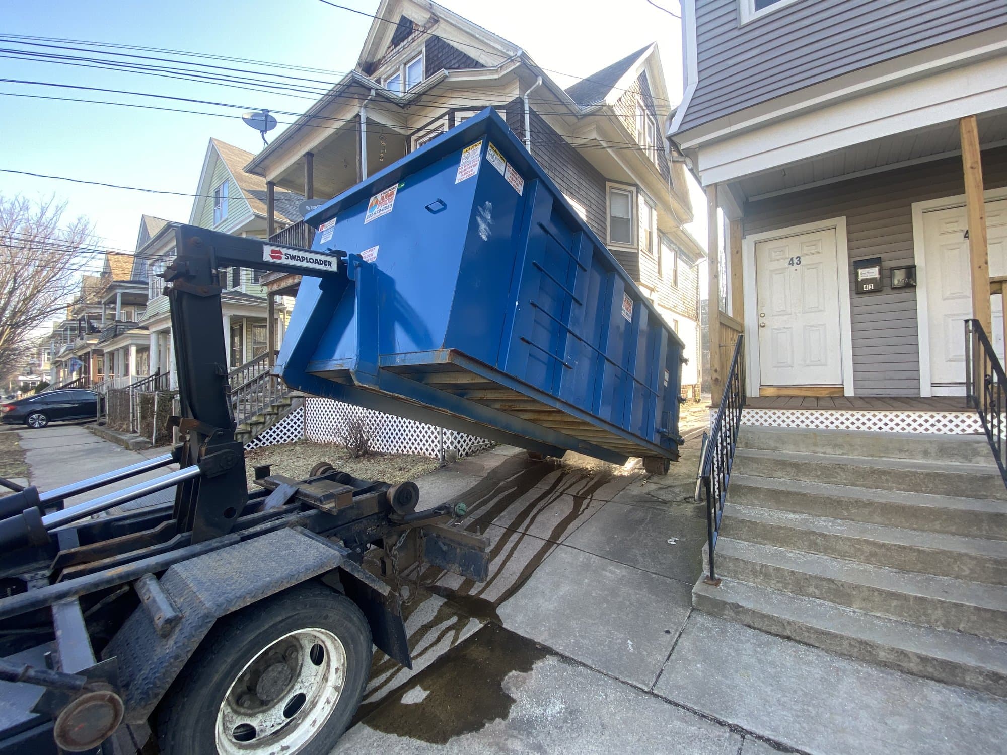 dumpster-drop-residential in New Haven, CT by Stamford Junk Pros