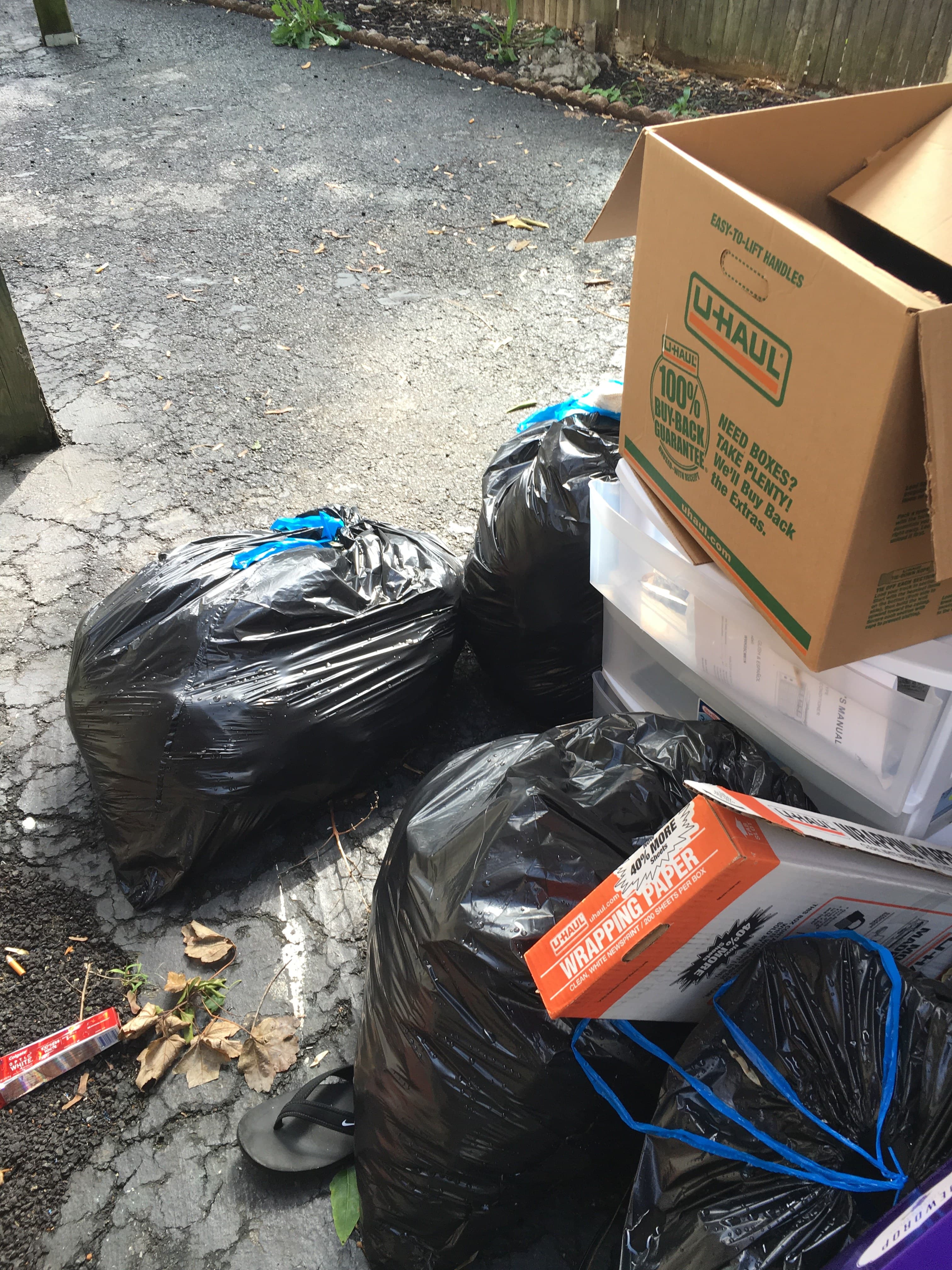 bagged junk and items by Grizzly Junk Pros