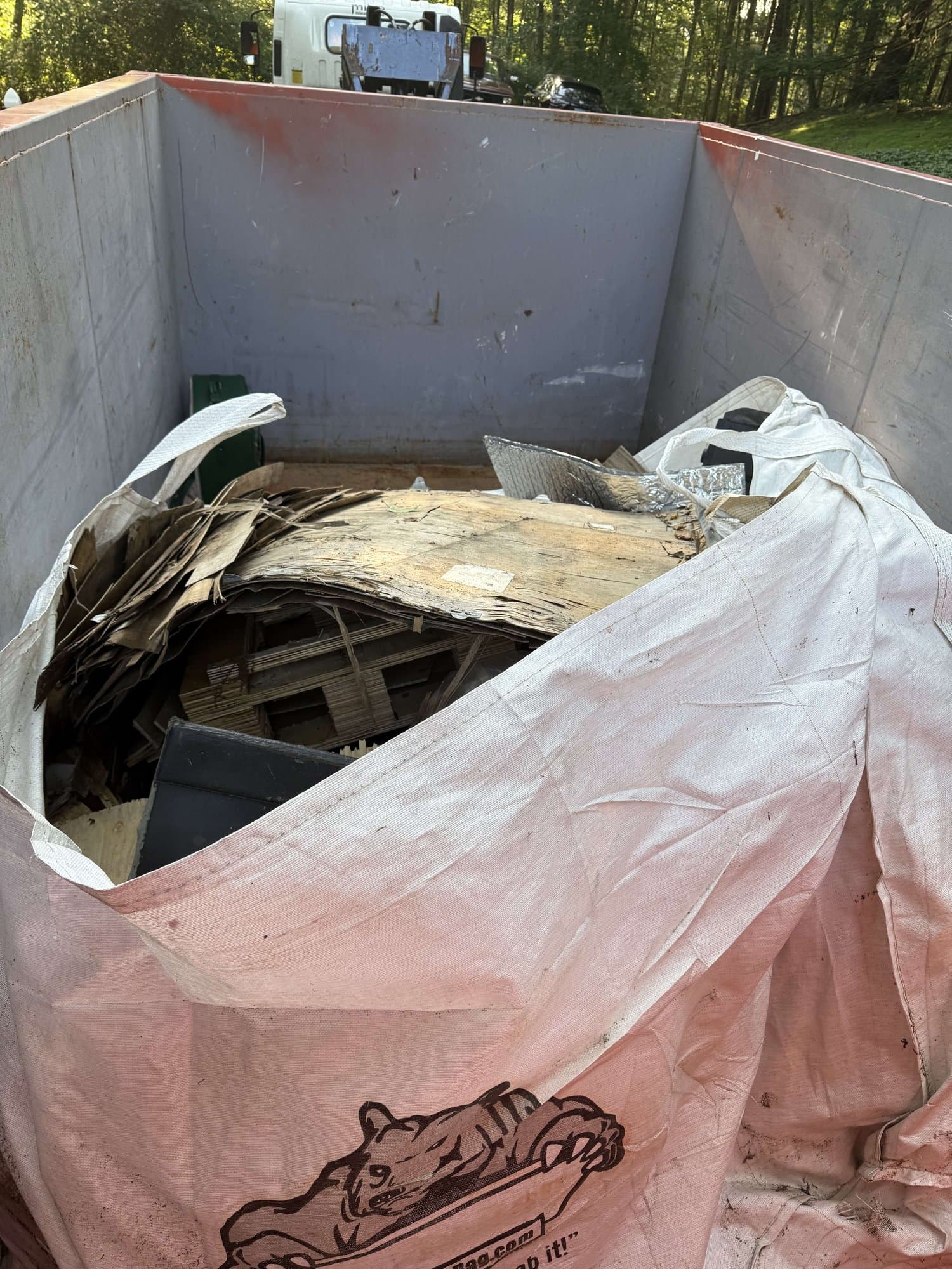dumpster debris hauling by Grizzly Junk Pros