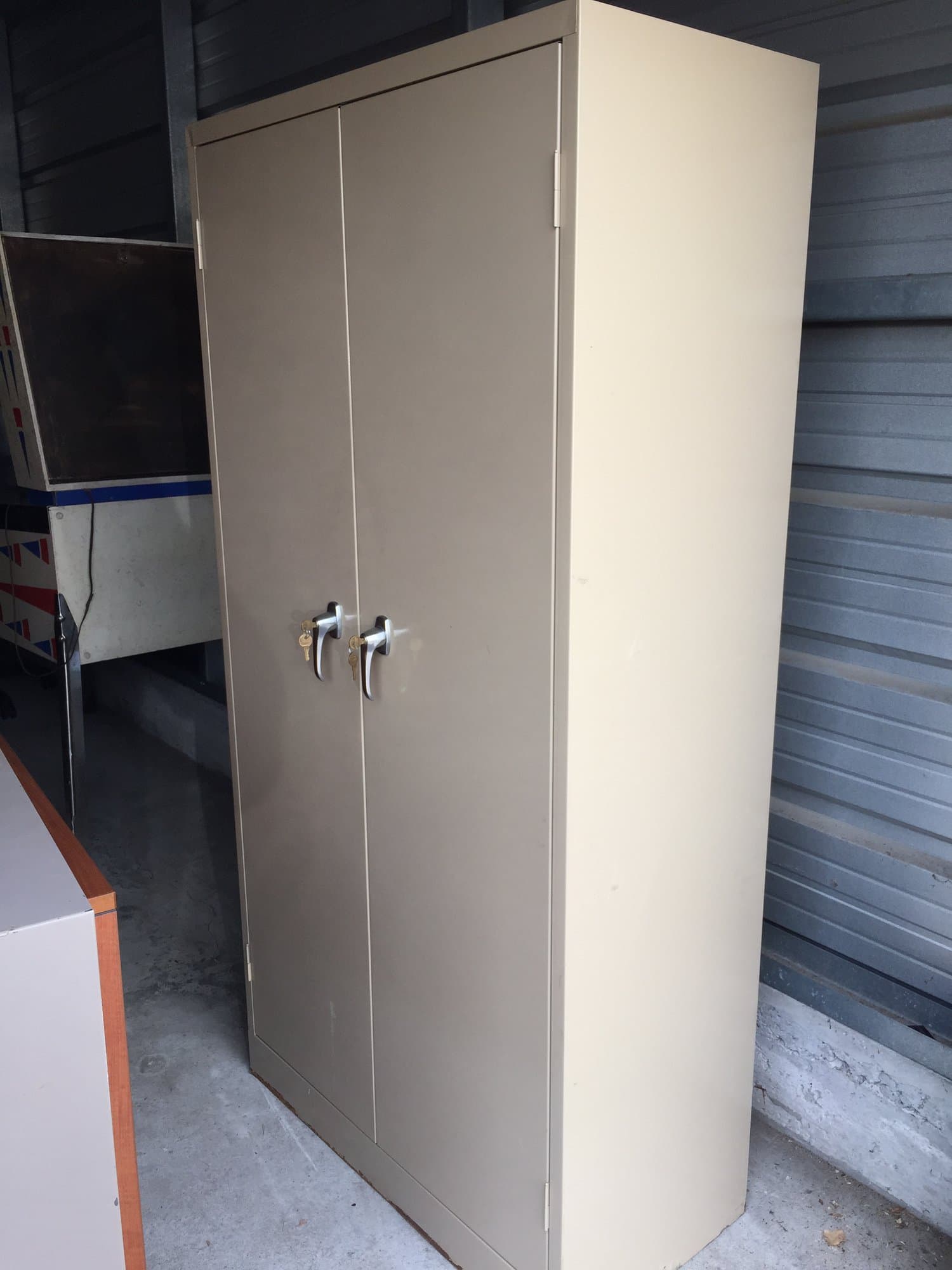 Metal storage cabinet removed during a Grizzly Junk Pros cleanout