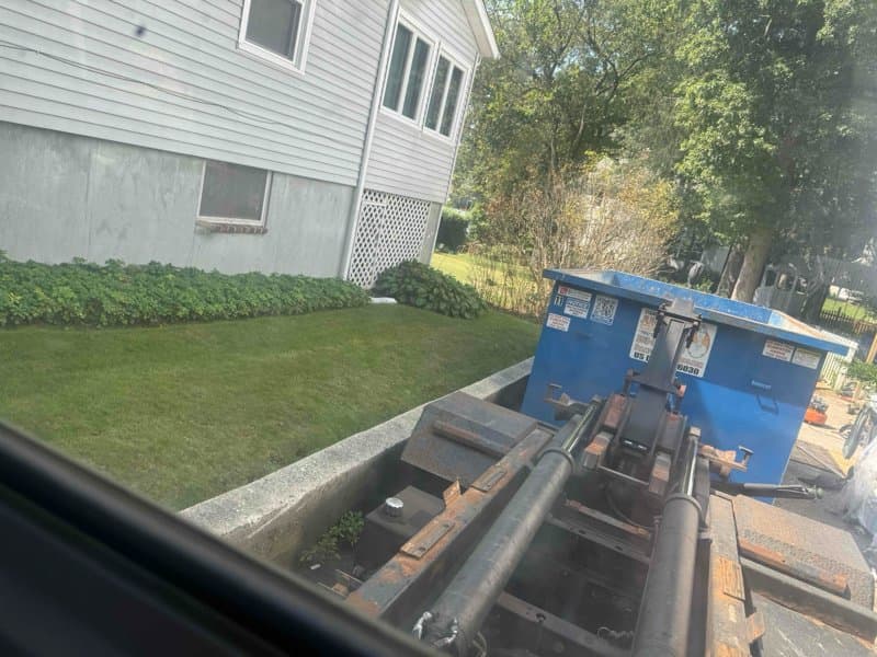 dumpster delivery residential by Grizzly Junk Pros
