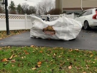 bagged debris removal by Grizzly Junk Pros